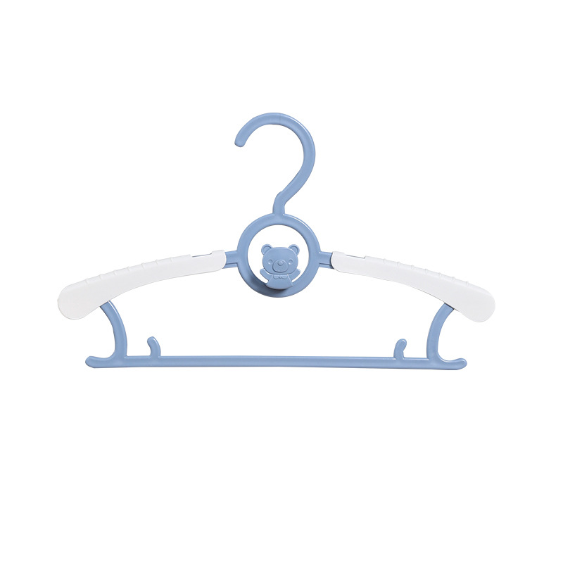 5 stks Telescopische Baby Hangers Kleding Organizer Closet antislip Kids Kleerhanger Garderobe Opslag Droogrekken Ruimtebesparend Hang: Light Grey