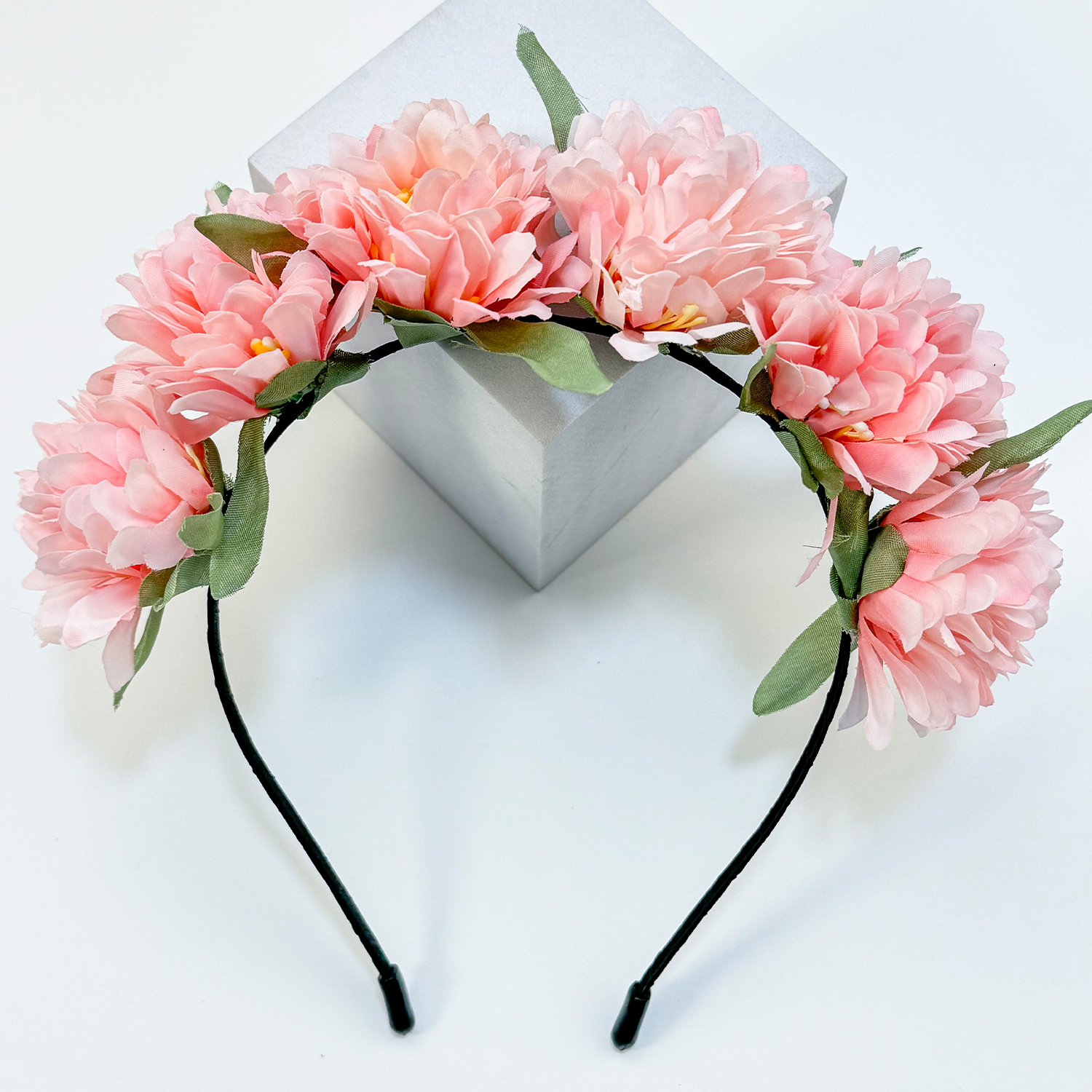 Diademas de flores para mujer y niña, tocado de boda, accesorios para el cabello para dama de honor nupcial, diademas florales para , 1 unidad: Rosa