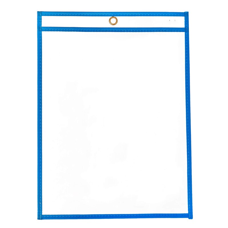 Transparent File Pockets That Can Be Wiped And Reused. Whiteboard Drawing Teaching Stationery