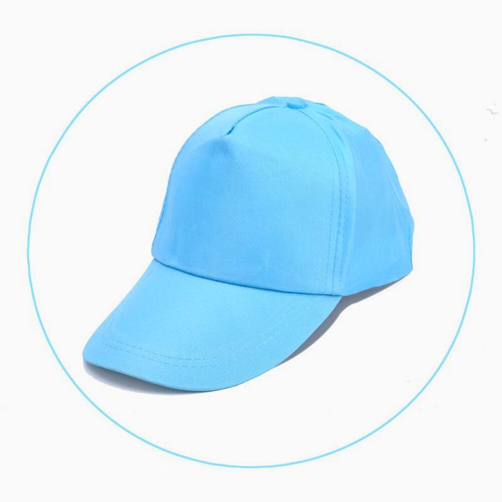 Yellow Black Men Women Candy Color Sun Visor Baseball Cap Hat Adjustable Caps Unisex Outdoor Hip Hop Hats: Sky Blue