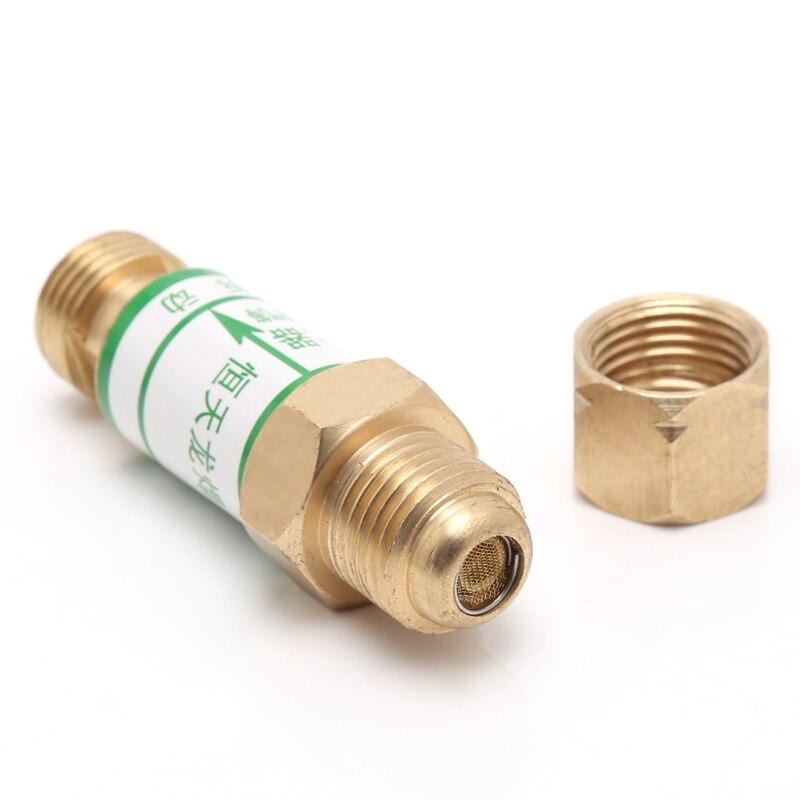 Flashback Arrestor M16x1.5 Zuurstof Acetyleen Terugslagklep Voor Drukregelaar Snijbrander P0RE