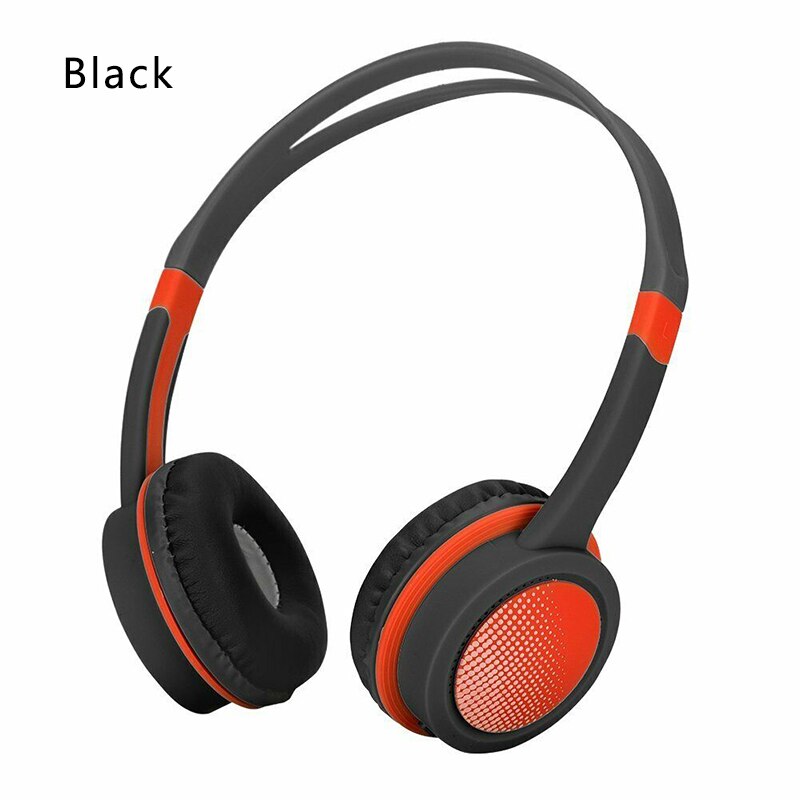 Kids Over Ear Headphones Safely Children Over-Ear Headset with Adjustable Headband for Computer Tablet Kids Earphones: Blcak