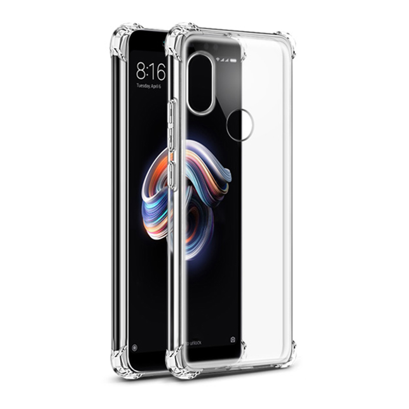 Funda de teléfono para Xiaomi Redmi Note 5 6 7 Pro 7 6 Pro 6A 5 Plus cubierta de Airbag de cristal transparente para Xiaomi mi 9 8 se A1 A2 lite F1: plástico