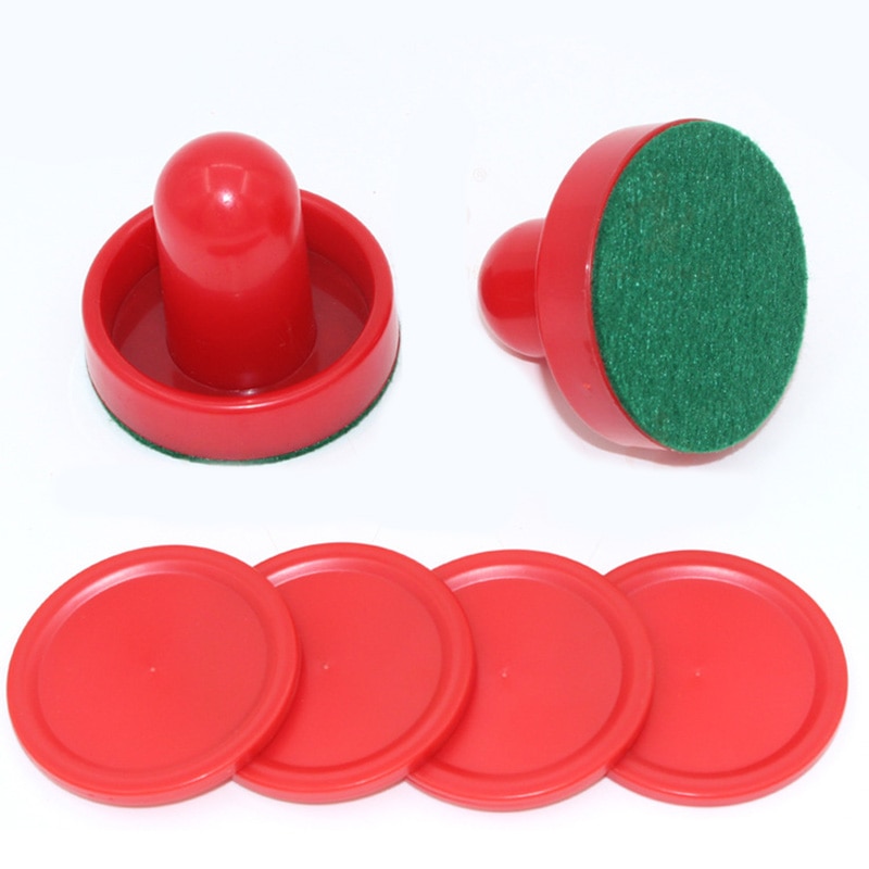Air hockey målmænd spilleborde tilbehør holdbart fest hjem rejser universel underholdning air hockey erstatning pusher