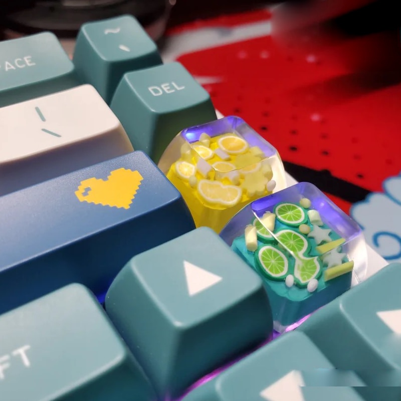 Moules en Silicone pour capuchon de clé de clavier mécanique de jeu, moule de moulage en résine époxy cristal pour bricolage, outils de fabrication artisanale faits à la main 1 pièces