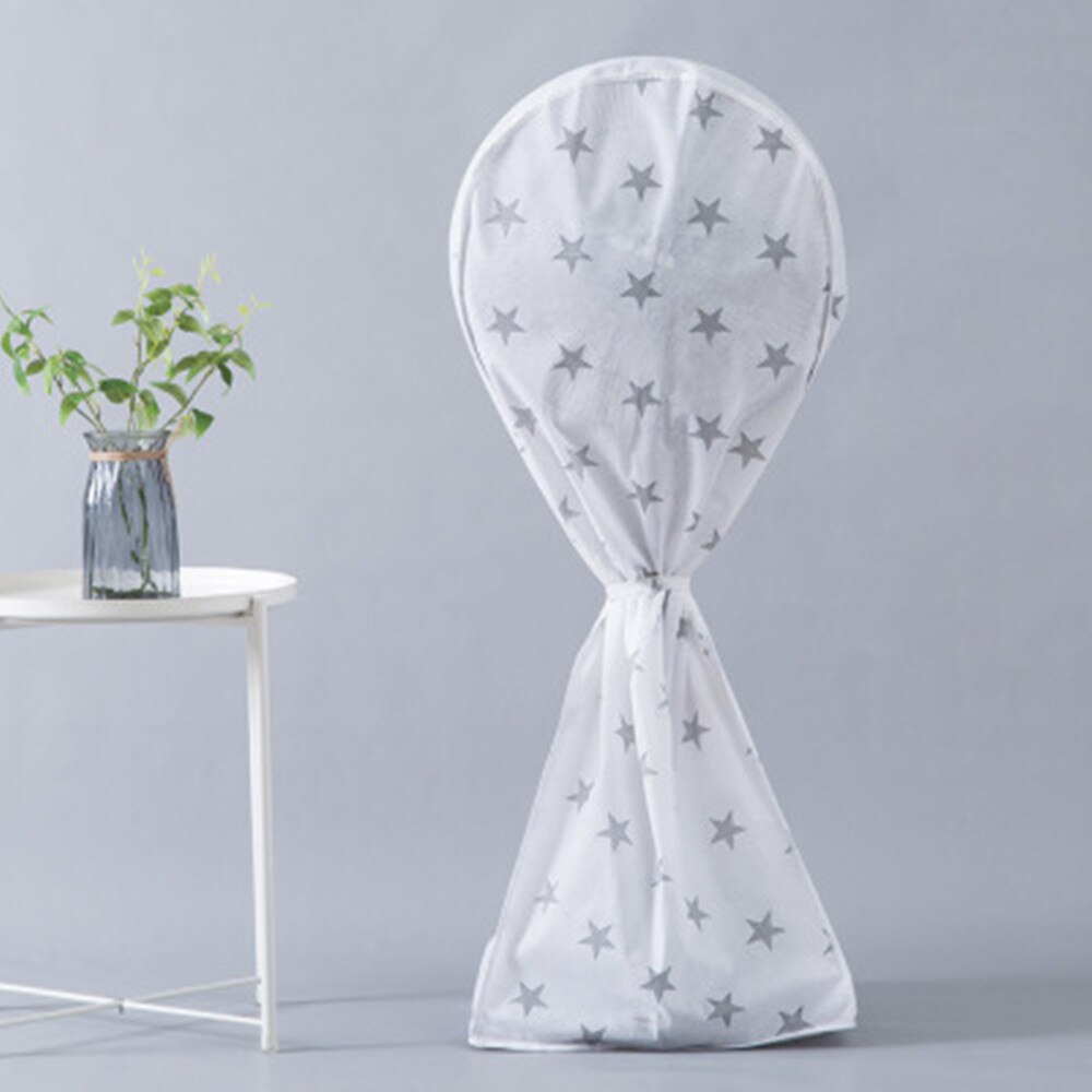 Household Electric Fan Cover Stand Fan Dust Cover All Inclusive Fan Cover Funda Para Ventilador Floor Fan Cover Star Dots: Dark Grey