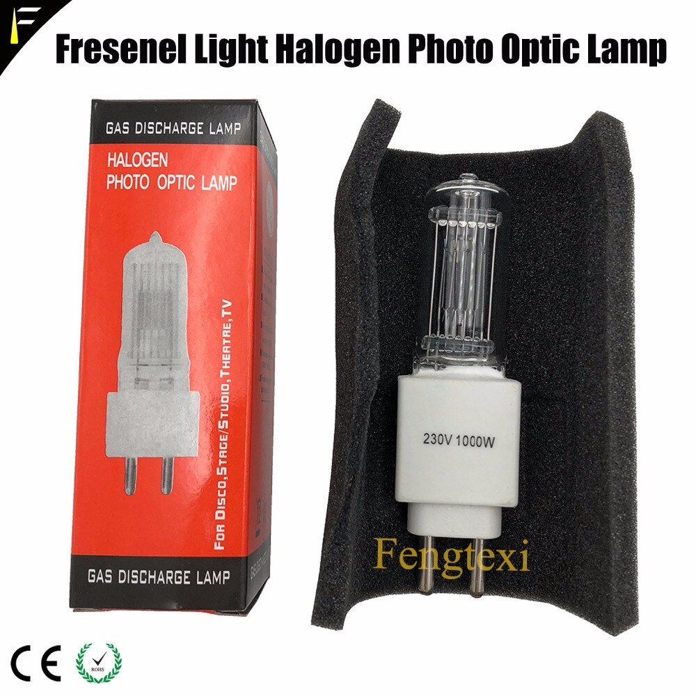 Ftl  cp40 1000 watt  g22/g15 kvartspære halogenlampe varm 3200k til (film/sudio lysarmatur) fresenel lys halogenlampe 1000w