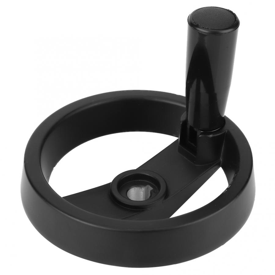 Black Hand Wheel Folding Revolving Handle 12*125 for Lathe Machine Tool for Lathe CNC Foldable Handwheel