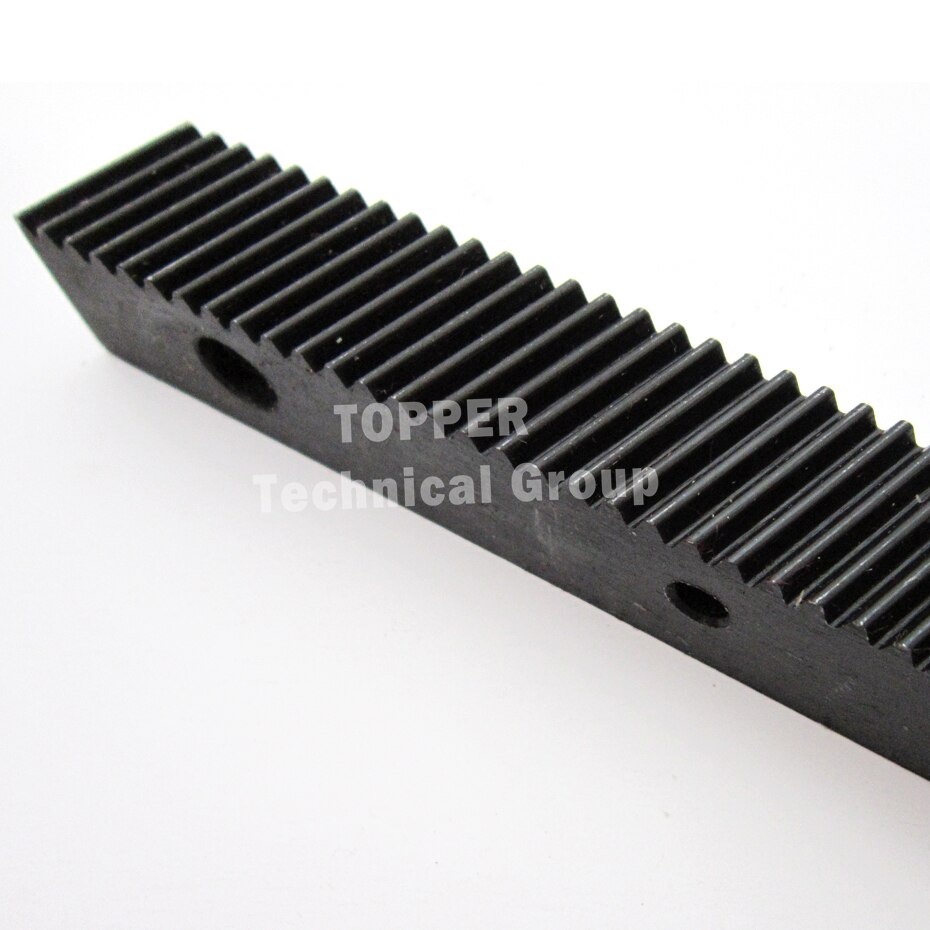1.25 mod cnc router gear rack Lengte 670mm met 96mm of 124mm rondsel.