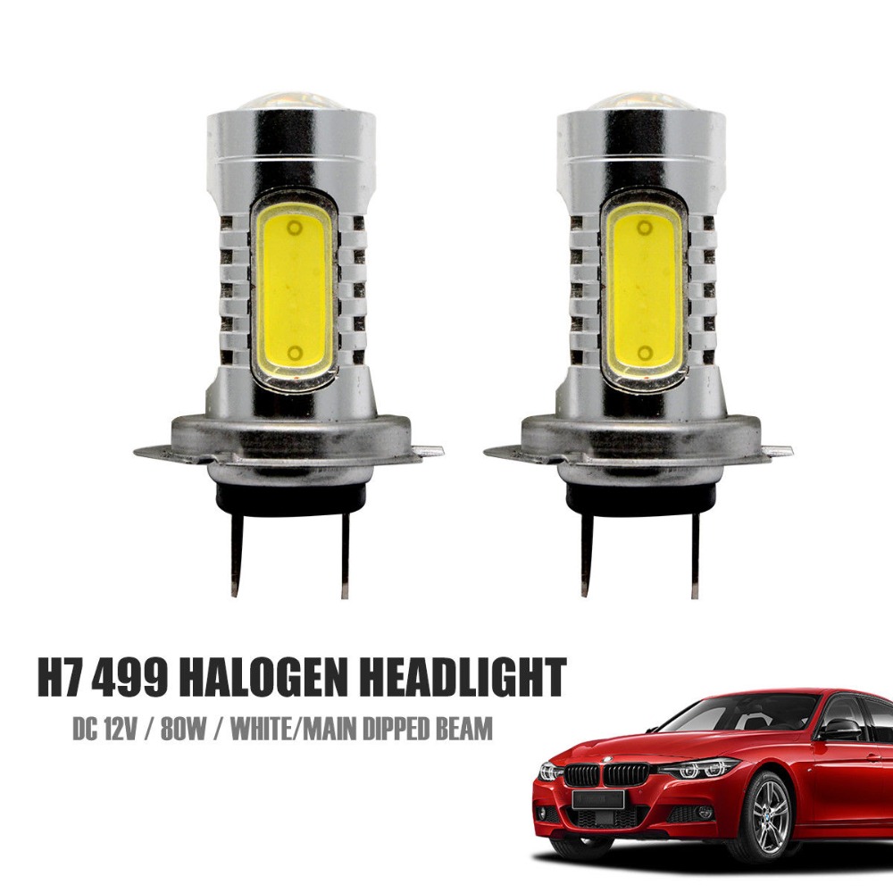 1 paar 12 V H7 80 W Xenon Wit 6000 k Halogeen Auto Head Light Lamp Globes Bollen
