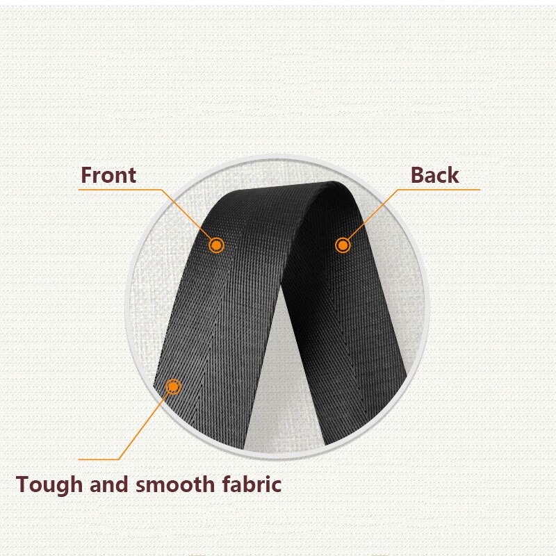 Sac à bandoulière pour ruban de sécurité | Ruban de sécurité noir, largeur de 10M 20-50mm sac à dos ruban en Nylon, sac de couture, accessoires pour bricolage, ceinture pour animal de compagnie