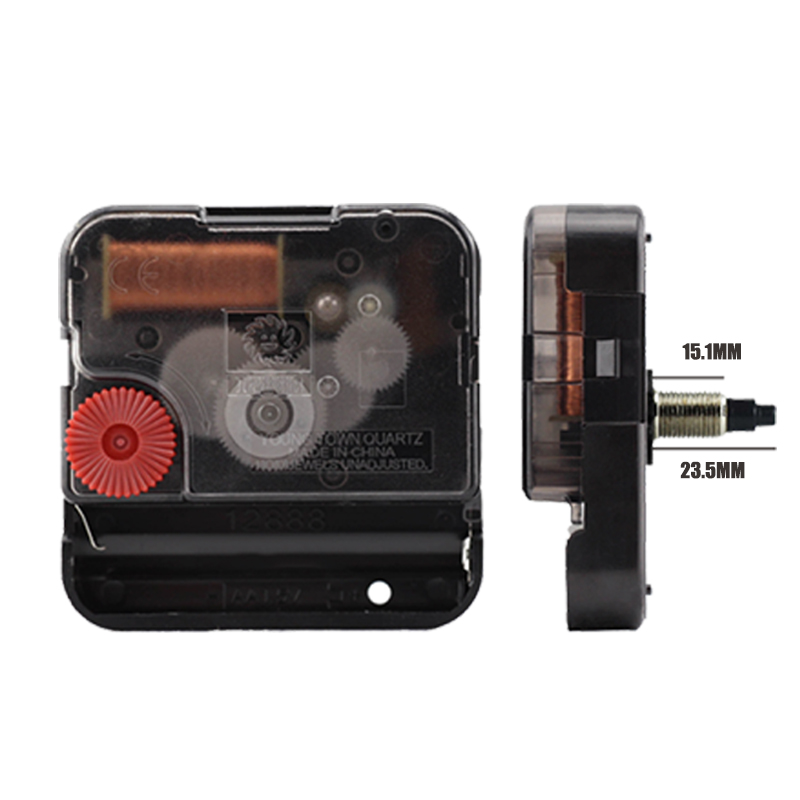 12888 Quartz Clock Mechanism Movement 23.5MM Long Shaft Silent Modern DIY Clock Accessories Repair Clock Parts Clockwork