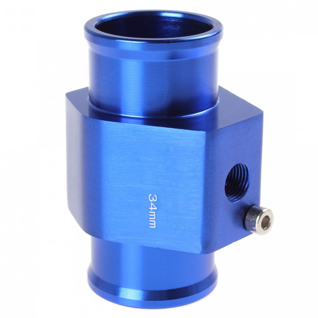 34mm Aluminium Water Temperature Temp Sensor Guage Adapter Meter with Clamps for Auto Car