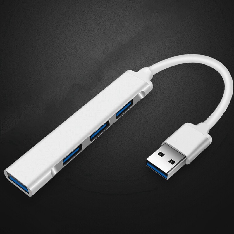 USB Hub Extensions 4 Port USB 3.0 Hub Ultra Slim Portable Data Hub Applicable