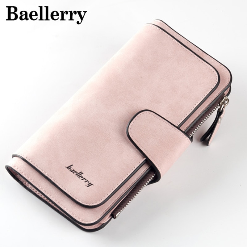 Women Wallets Long Wallet Female Purse Pu Leather Wallets Big Capacity Ladies Coin Purses Phone Clutch WWS046-1