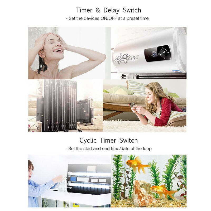 Bluetooth Mesh Switch Smart Electric Appliance Switch BT Control Smart Home Remote Control Switch Relay for Alexa Voice Control
