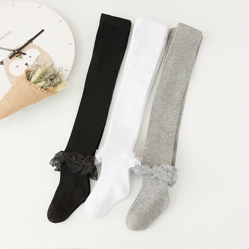 Nova marca de bebê collants crianças menina algodão quente meia-calça malha ballet menina algodão sólido estiramento primavera outono laço bonito 2019