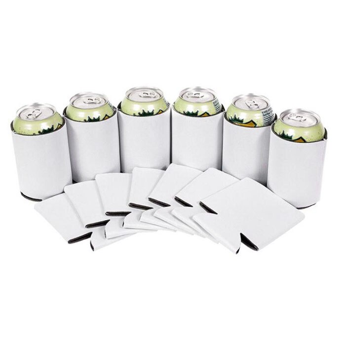 10 piezas de neopreno para latas de cerveza, taza de bebida, funda aislante, envoltura,