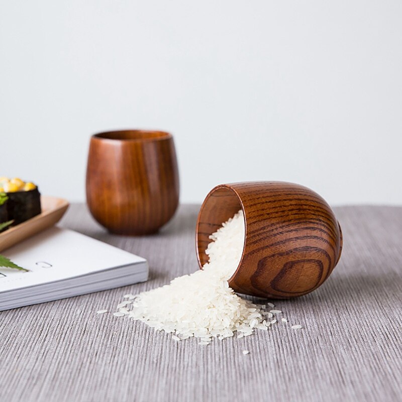 N trekopp gjenbrukbar te kaffe melk vin kopp varmeisolering vannkopp japansk stil naturlig 8 x 7.8cm skudd glass keramikk
