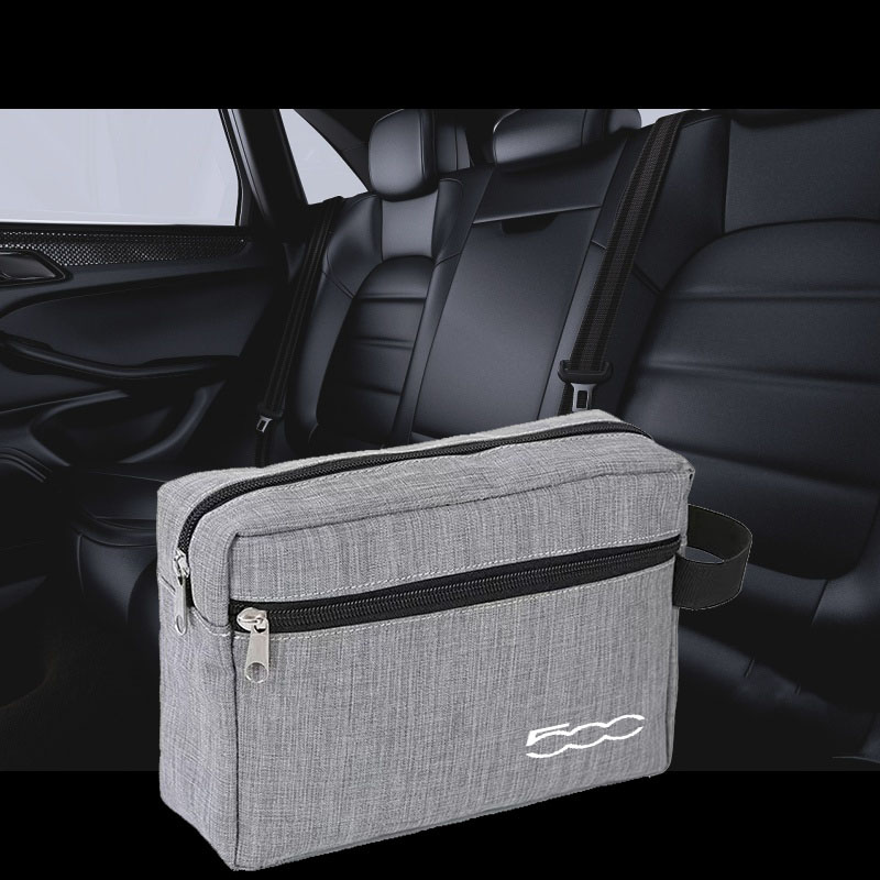 Portable Auto Opbergdoos Organizer Opbergen Opruimen Tas voor 500 500C 500X 500L 500e Abarth 695 Auto Accessoires
