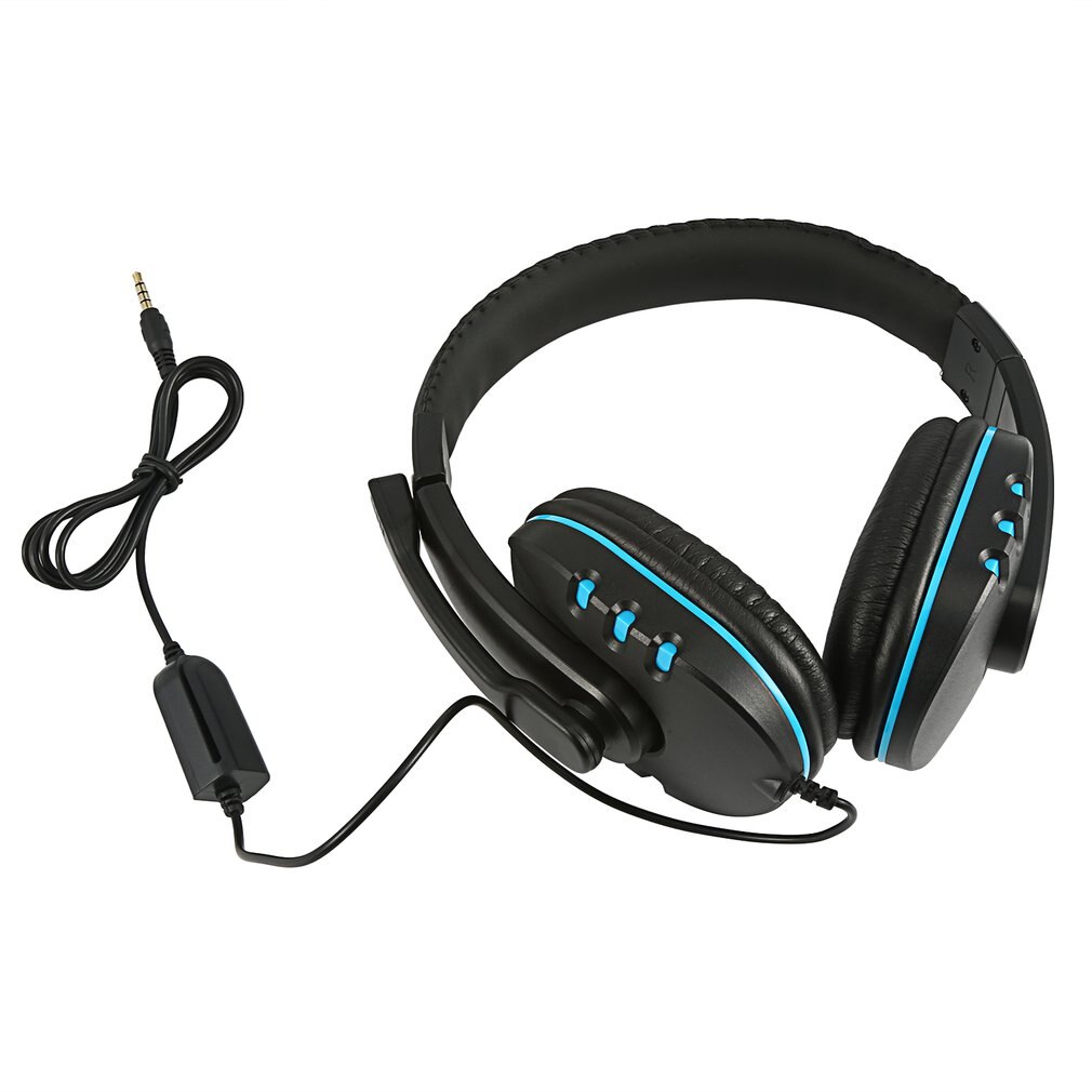 Gaming headset stereo surround hodetelefon 3.5mm kablet mikrofon for  ps4 bærbare xbox one hodetelefoner