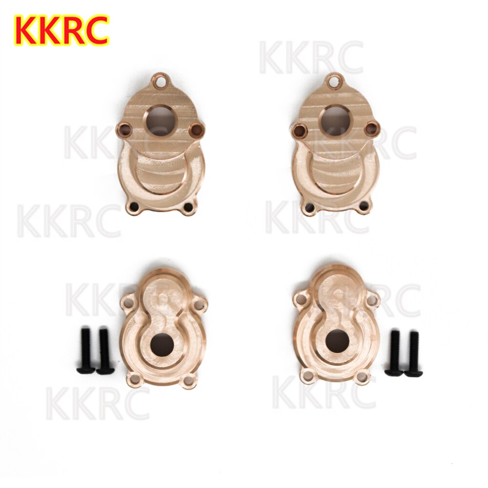 Yikong YK4082 YK4102 YK4103 Messing Front Steering Groep Achteras Mount Bumper C Base Contragewicht Schokdemper Chassis Armor: Rear Axle Mount