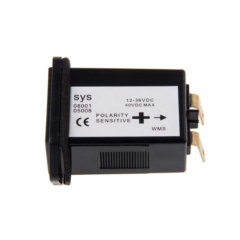 DC12V-36V Generator Sealed Hour Meter Counter For Boats Trucks Tractors Cars Car Accessories