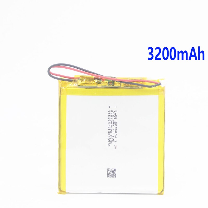 Nuova batteria per HIFIMAN HM-601 HM-602 accumulatore per lettore di HM-603S 3.7V 3200mAh batteria di ricambio 2 fili spina + strumenti