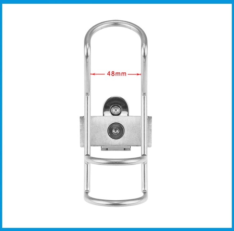 2X Marine Grade Stainless Steel 316 fishing rod rack holder pole bracket support clamp on rail mount 26 or 32mm boat Accessories