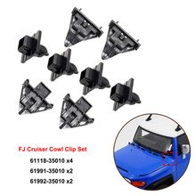 Car Panel Clips Body Retainer Fender Cowl Clip Set FOR TOYOTA FJ Cruiser 2007 Auto Interior Accessories