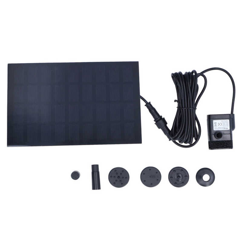 Solar Powered Fountain Floating Water Pump 180L/H for Gardens for Aquariums
