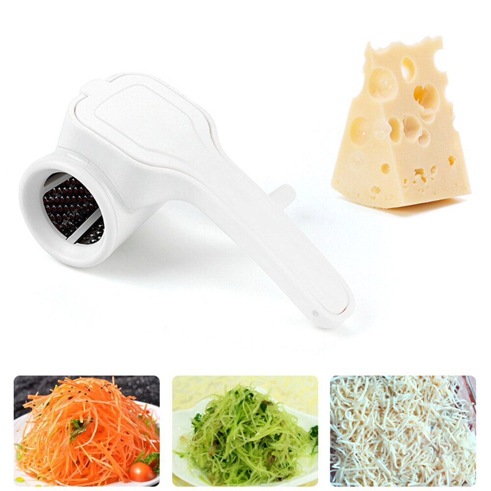 Stainless Steel Hand Crank Rotary Cheese Grater Kitchen Carrot Ginger Shredder