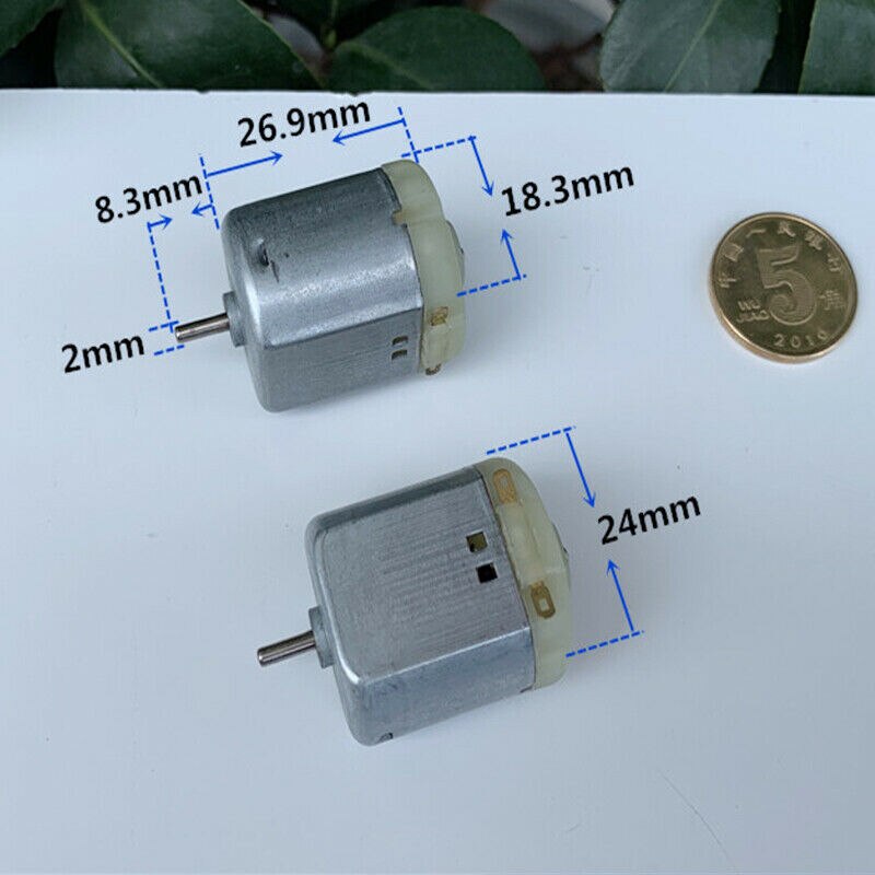 G MOTOR FK-260SA Mini 260 Motor DC 3V-6V 3.7V 18500RPM 2mm High Speed Strong Magnetic Carbon Brush DIY Shaver Toy Car Boat Model