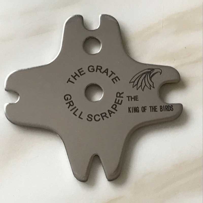 BBQ Grill Brush And Scraper Stainless Steel Extra Strong Barbecue Cleaner Cleaning Brush Tools Weber Gas Accessories: B