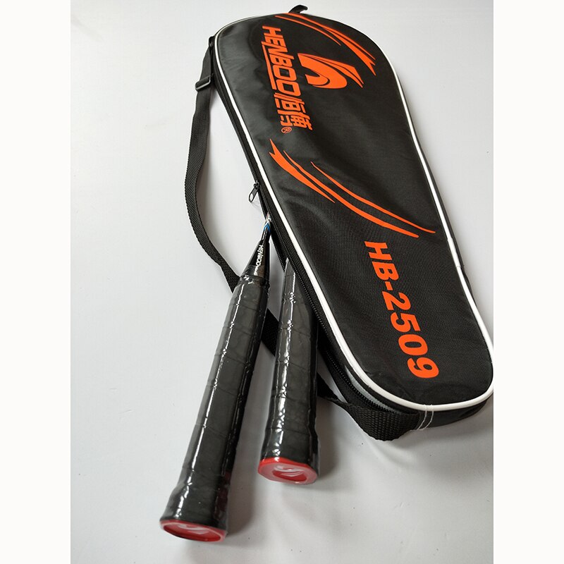 HENBOO Badminton Racket Set Aluminum Alloy Family Double Badminton Racket Lightest Standard Use Badminton 2509