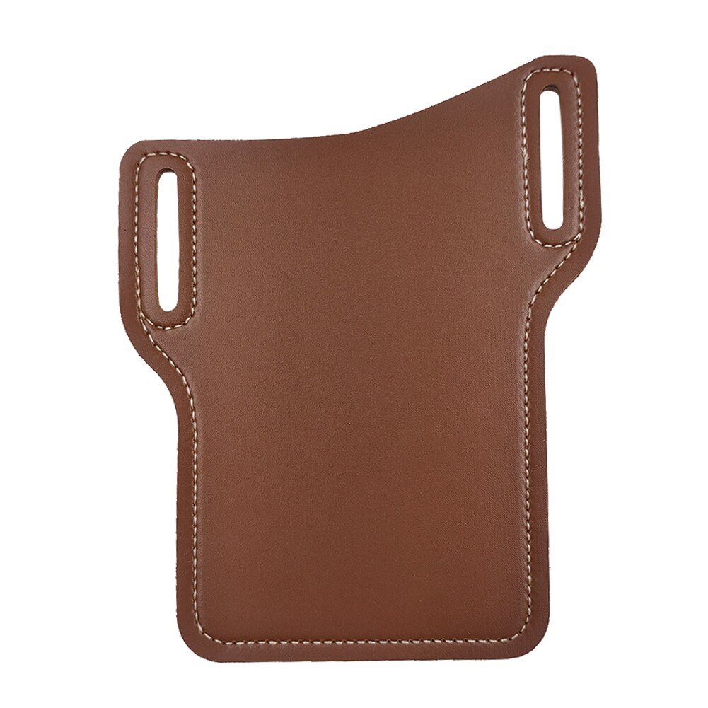 Mannen Mobiel Loop Holster Taille Tas Lederen Telefoon Case Telefoon Portemonnee Loop Holster Case Riem Taille Bag Purse Portemonnee Camping