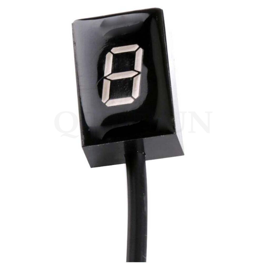 Motorcycle Digital Gear Indicator, Motorcycle Gear Indicator Display Snelheidsmeter Digitale schakelhendelsensoren(Groen