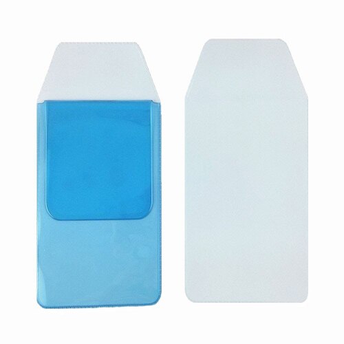 XRHYY 10 Pack 8.5cm X14.5cm Pocket Protector Classic Transparent Pocket Protector School Hospital Office Supplies For Pen Leaks: Blue