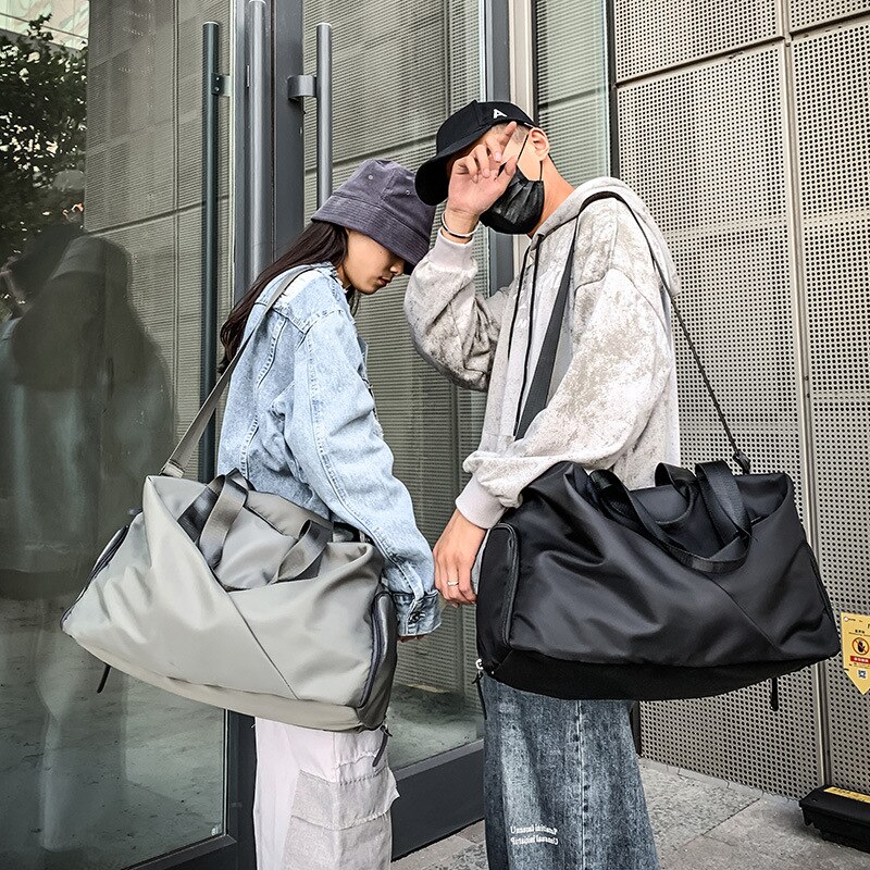 Bolsas deportivas de gimnasio para hombre y mujer, bolso de viaje para entrenamiento físico, bolsa deportiva con compartimento para zapatos, bolsa de almacenamiento para natación