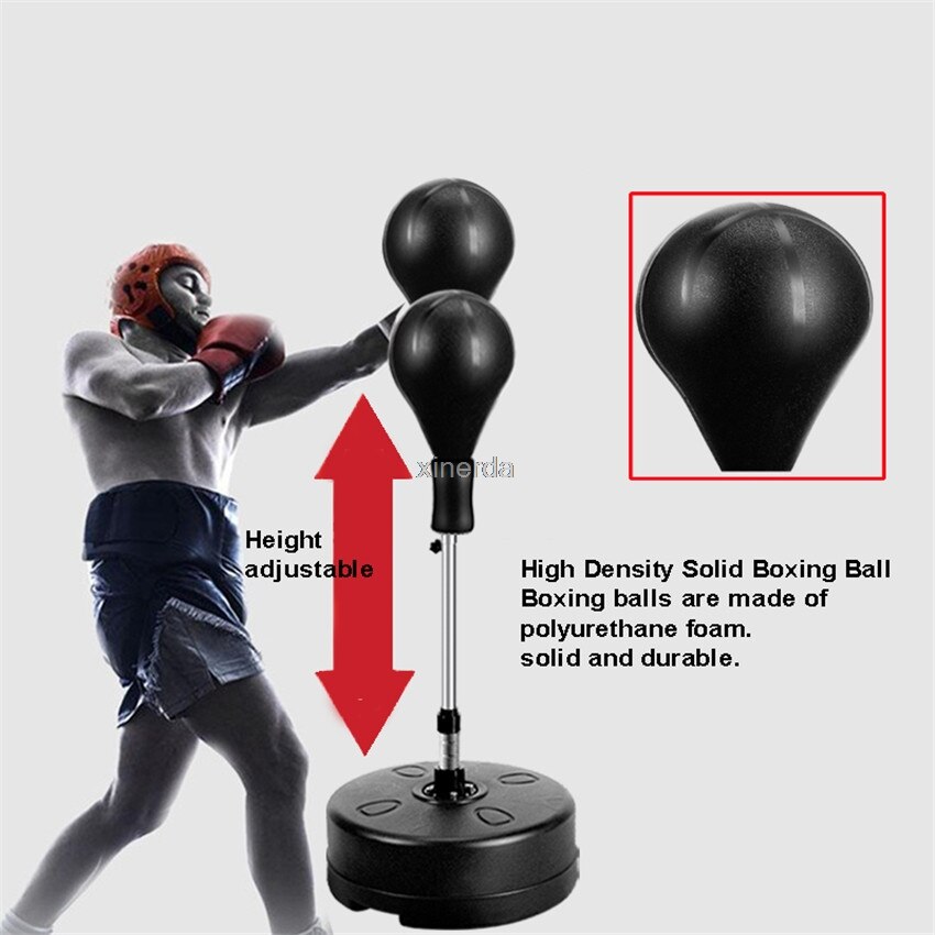 Vertical Floor Stand Boxing Speed Ball Training Reaction Target Household Roly-poly Exhaustion Decompression Fitness Equipment