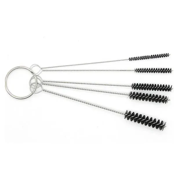 Kits de limpieza de cables para coche, motocicleta, ciclomotor, Scooter, ATV, chorros de carburador, herramienta de limpieza, chorro de suciedad de carbono, agujas de cepillos para quitar: Marfíl