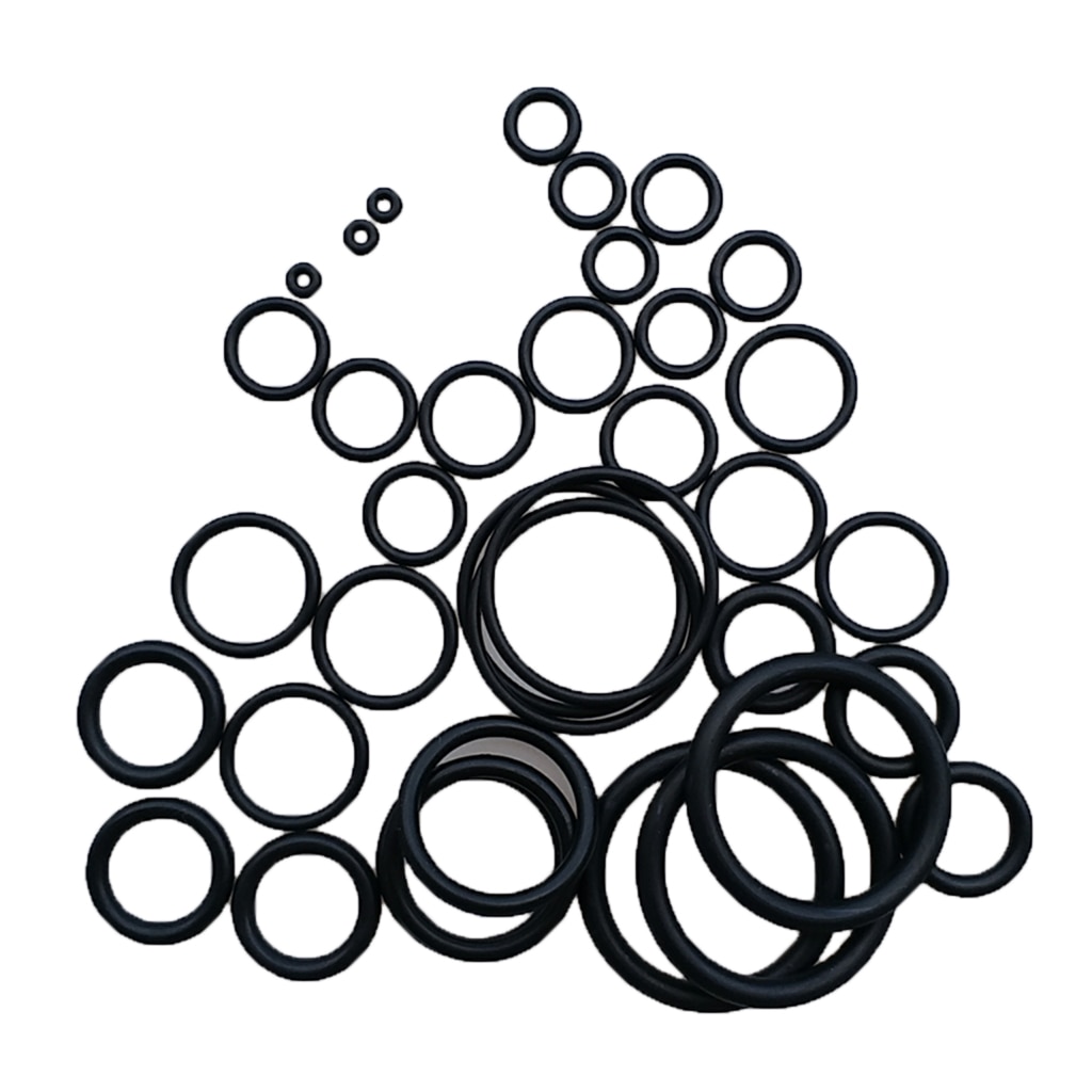 Sæt 36 scuba diving o-ring kit teknisk brugte slanger bcd regulatorringe stor reparation udskiftning tilbehør