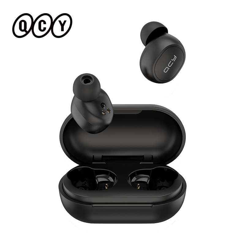 Qcy T4 Tws Bluetooth V5.0 Sport Draadloze Koptelefoon App Maatwerk 3D Stereo Hoofdtelefoon Mini In Ear Dual Microfoon