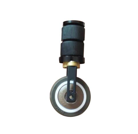 Rueda de empuje de bicicleta plegable, rueda fácil para Dahon, tubo de asiento de bicicleta, diámetro interior 28-32mm, poste de asiento, rueda de estacionamiento: A