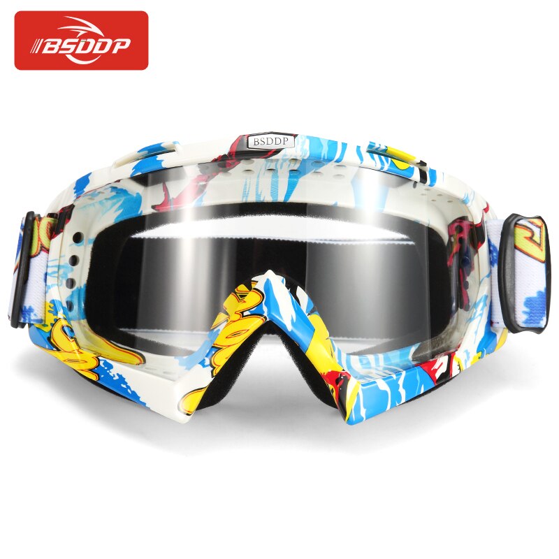 Bsddp merke motocross briller langrenn ski snowboard atv maske oculos gafas motocross motorsykkel hjelm mx briller briller: A6