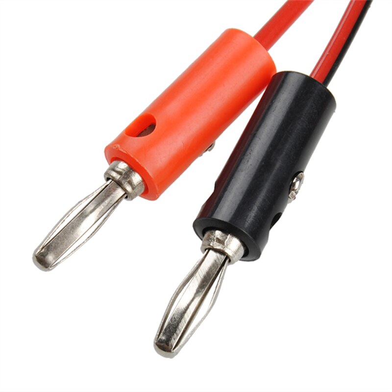 Elektrische Klem Alligator Testen Cord Lead Clip Om Injectie Banana Plug Probe Kabel Voor Multimeter Lengte 1M