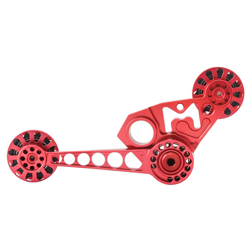 MUQZI Folding Bike Chain Guide Single-Disc 2/3/6 Speed Rear Derailleur Chain Tensioner For Brompton Inner Outer Shift: Red