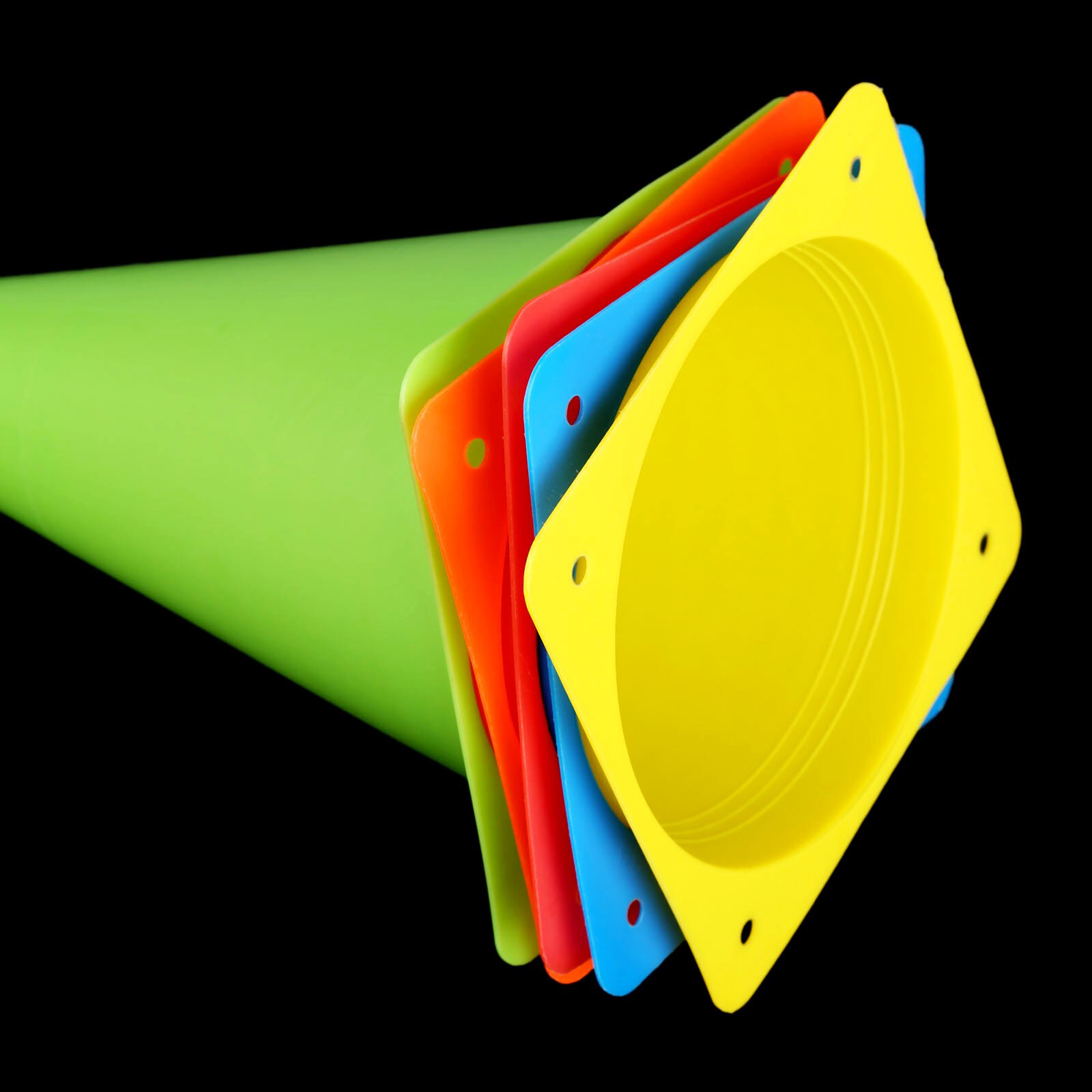 23cm Sports Agility Cone Marker Cones Road Traffic Speed Marker Safety Soccer Football Training Marker Red/Yellow/Blue/Green 1pc