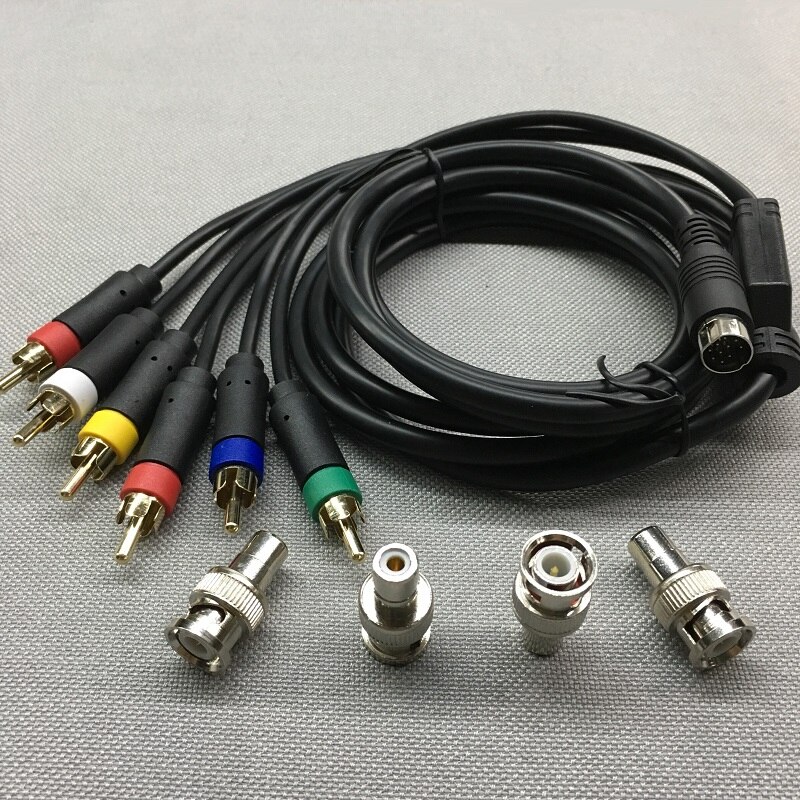 For SEGA Saturn RGB/RGBS RCA Composite Cable For Sony PVM BVM NEC XM UPSCALER BNC Not Component