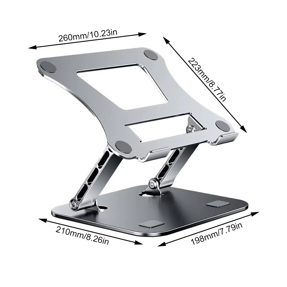 Universele laptopstandaard 17-inch opvouwbare mobiele telefoonstandaard Ondersteuning mobiele telefoon bureaubeugel Luie houder Lifting Cooling Stand